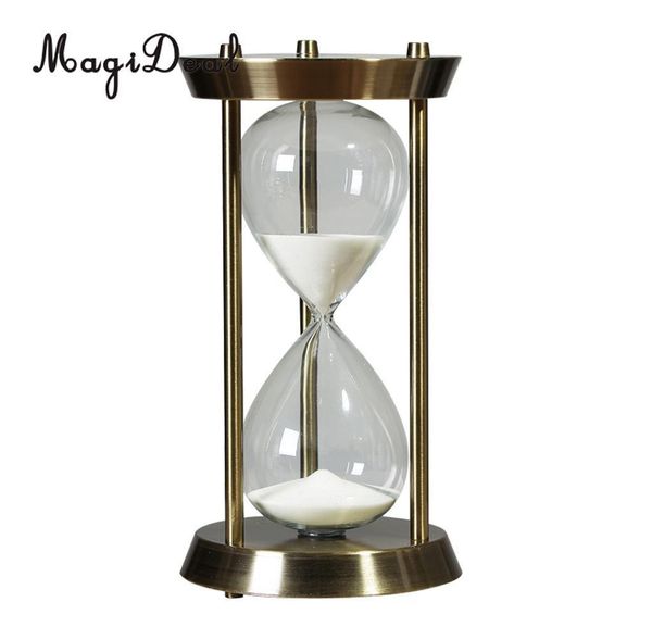 

magideal glass sand iron hourglass sand glass kitchen cooking clock 15min 30min 60min bbytqk yh_pack