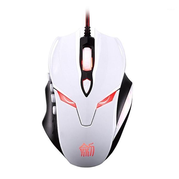 

mice js-l1 led usb wired optical game mouse adjustable 3200 dpi lap8 buttons1