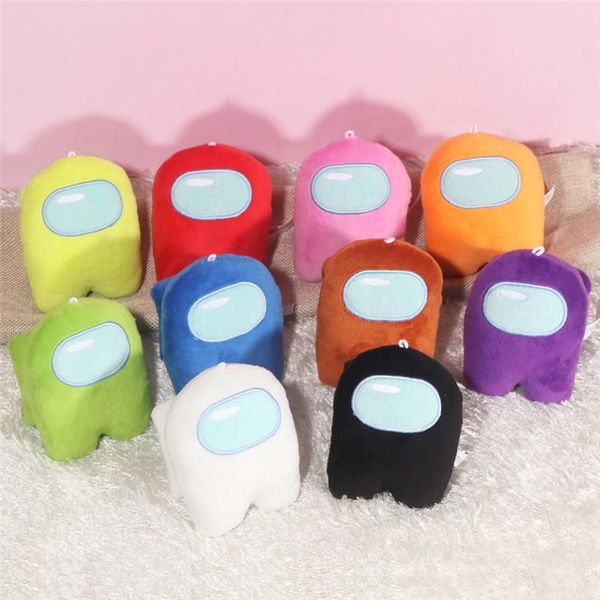 

dhl colors 10cm among us plush toys soft animal stuffed doll kids plushie among us game christmas gift toys for children