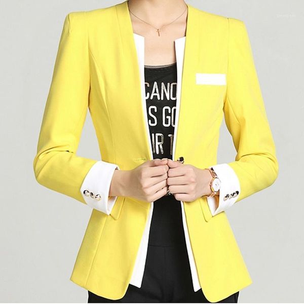 

plus size 5xl 6xl women blazers and jackets ladies blaser feminino 2020 new spring autumn coat feminine female work to wear1, White;black