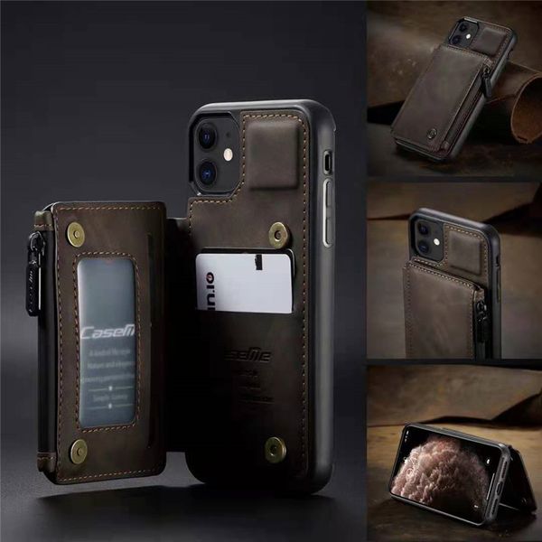 

3 in 1 leather wallet rfid card case phone case for iphone 12 mini pro max 11 pro xr x xs max 8 7 plus for samsung s30 s20 note20 ultra