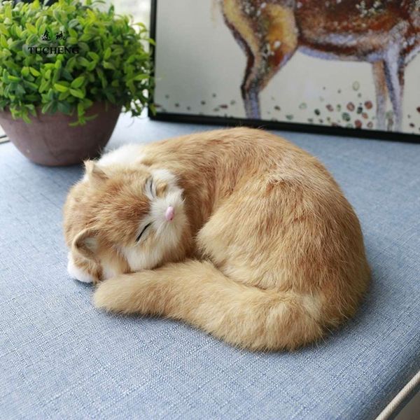 

animal model imitation fake doll home furnishings gifts children's cat plush toys