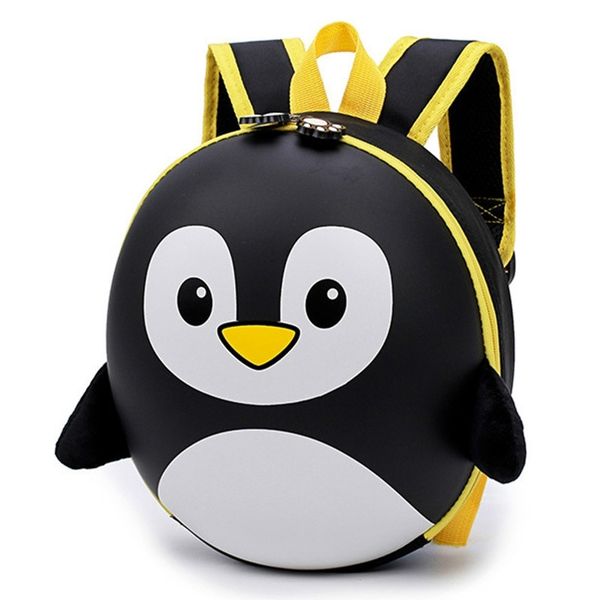 

kids school bags children backpack 3d cute penguin design backpack for girls boys shaped cartoon kids backpacks baby school bag t200709