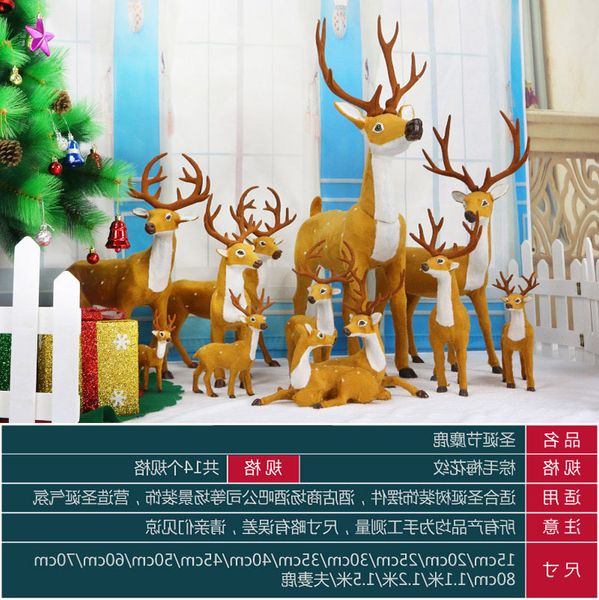 

sika doll рождественский олень украшения молл симуляционный отель окно реквизит и украшения