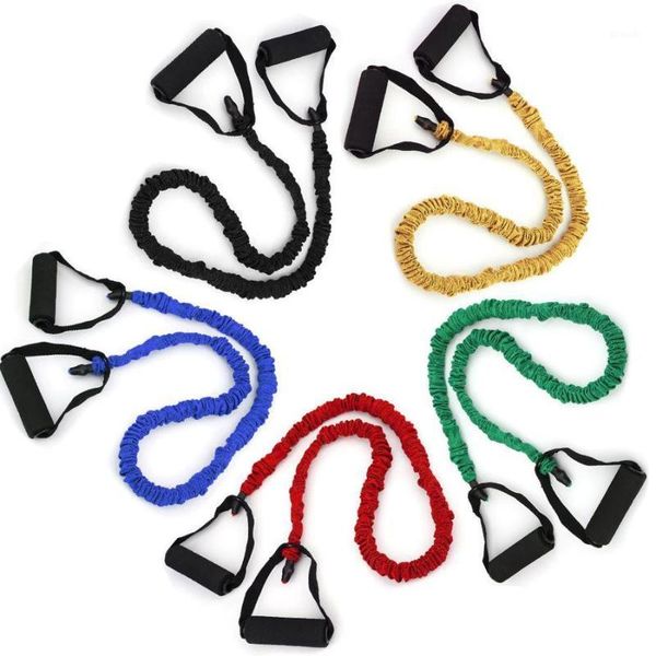 

resistance bands 10-30lb yoga pull rope elastic slotted fitness anti-break indoor belt power training bands1