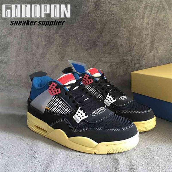 

off noir union jumpman 4 4s fashion shoe mens basketball shoesa18{category}