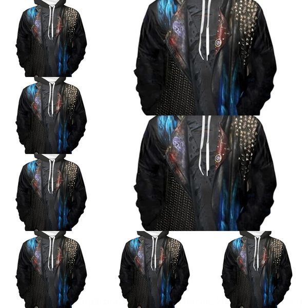 

descendant 3 series of the same 3d cosplay animation 3d printing hoodie hoodie sweatersweater sweater sweater y1age, Black