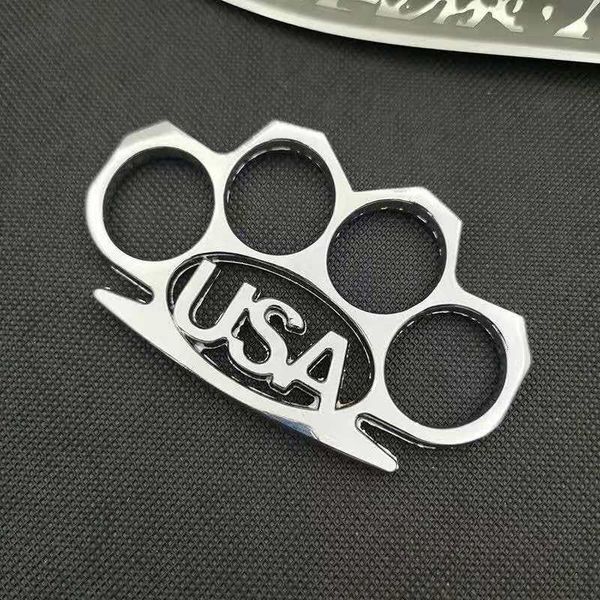 

alloy finger tiger four finger self-defense weapon portable hand clasp fist finger martial arts self-defense combat training equipment 1212j