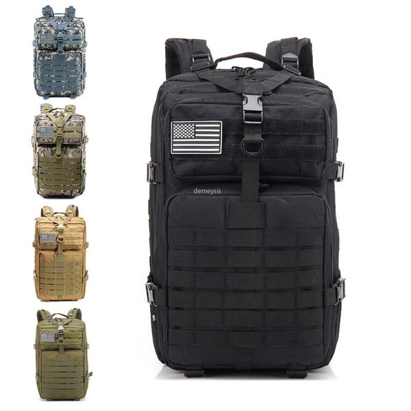 

outdoor bags hiking climbing backpack 45l large capacity tactical training sports men women mountaineering