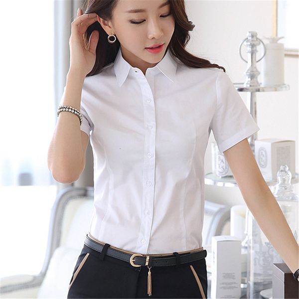 

2021 new elegant women's cotton plus size fashion women white mujer shirts wlvq