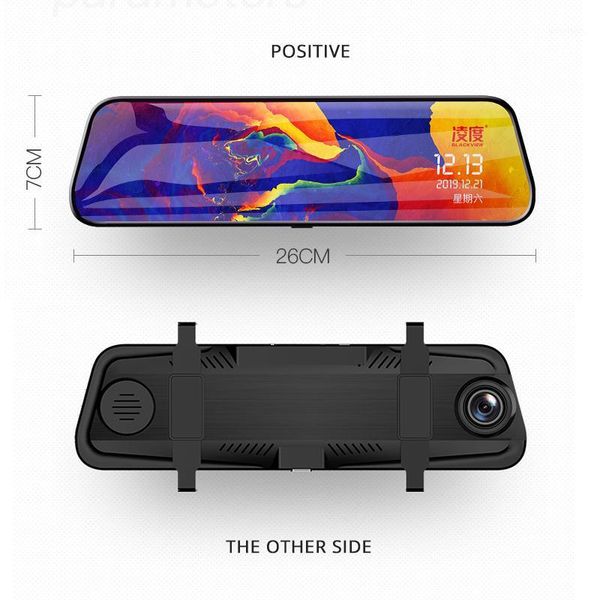 

uncom dvr dash cam driving recorder hd night vision wireless car front and rear double body rearview mirror1