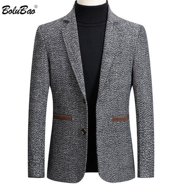 

men's suits & blazers bolubao brand men blazer wild retro prom suit jacket fashion british style slim fit warm casual male, White;black