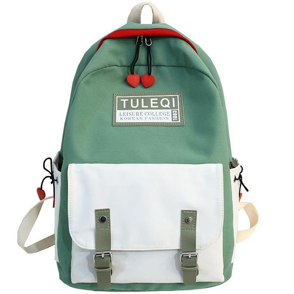 

teenage girls school bags backpack women bag school patchwork lightweight nylon solid student bookbags female teen schoolbag new bbyctw