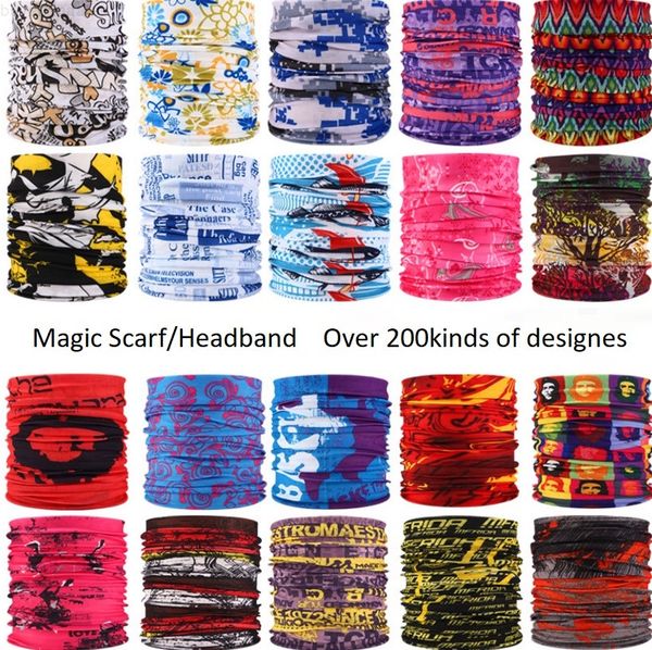 

outdoor sports seamless face mask bandana multifunctional headwear headband neckwarmer magic scarf neck gaiter printed bandanas b50-5