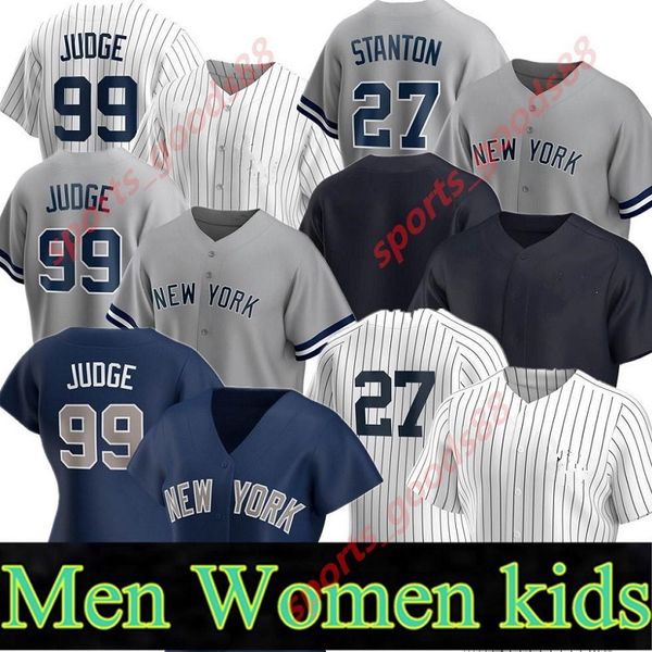

новые пользовательские yankees jersey 99 aaron судья новый 20 21 york 45 gerrit cole 25 gleyber torres giancarlo stanton sanchez sabathia le, Blue;black