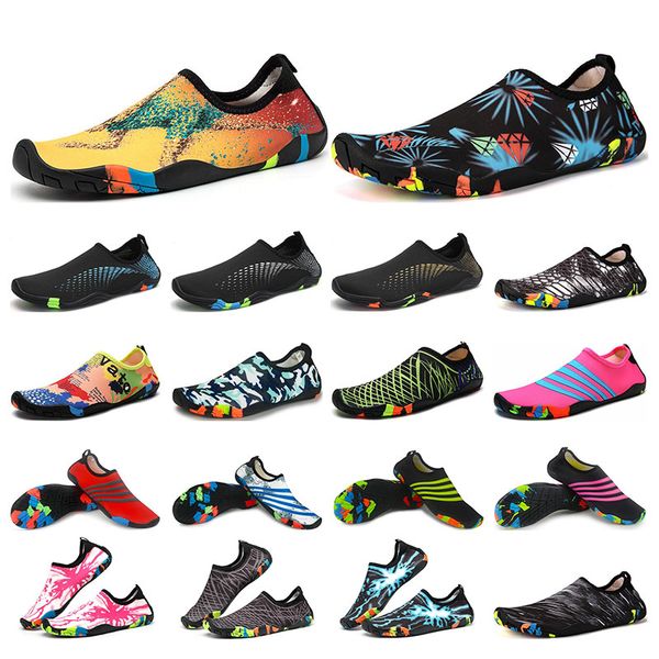 

mens swimming diving outdoor sports beach shoes soft-soled creek sneakers black gold barefoot skin snorkeling wading fitness womens trainers