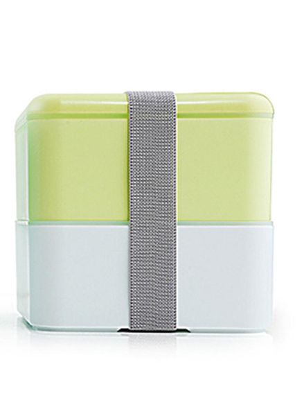 

3 цвета 1400 мл двухслойный lunch box площадь для хранения продуктов контейнер микроволновая печь bento boxes посуда закуска bpa free jllzig