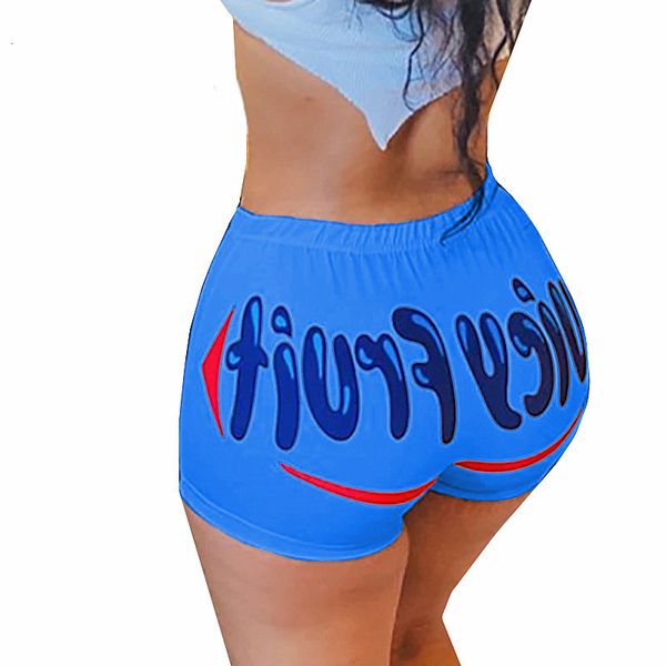 

juicy fruit snack sweat booty women plus size womens clothes workout short pants rainbow candy ladies summer shorts