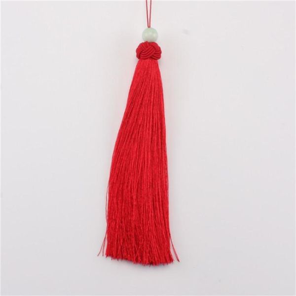 

1pc jade beads pine cap tassel fringe keychain caps straps diy jewelry making charms pendant craft accessories craft tassel h sqcxgd