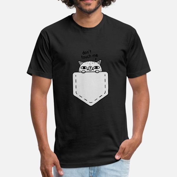 

pocket cat t shirt print slim fit tracksuit hoodie sweatshirt