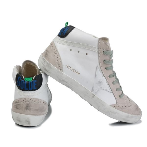 

italy brand multicolor heel golden superstar gooses designer sneakers men women classic white do-old dirty shoes casual shoes size us5-11, Black