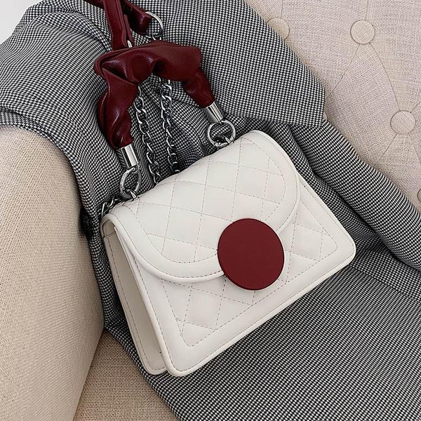 

new small pu leather tote bag for women's 2021 fashion chain designer crossbody bags quality female shoulder handbags and purses