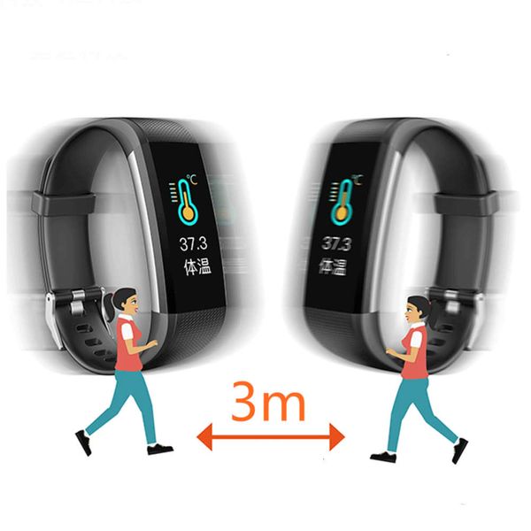 

intelligent alarm clock, social distance wristband, positioning, data collection, body temperature