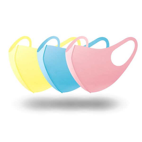 

2021 последнего solid caps моющихся детей для детей девушка мальчики 3шта против пыли haze sponge face mask рта респиратора нового