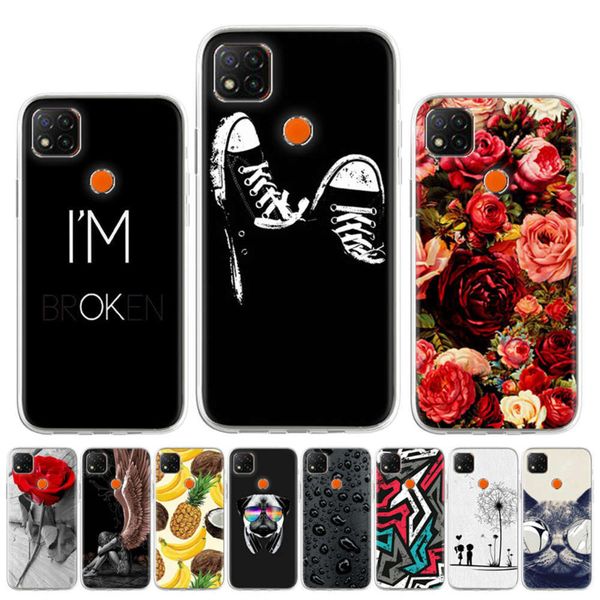 

bgrftpu sheath of redmi 9a and soft silicone back sheath of redmi 9a note 9 pro max 9sswza