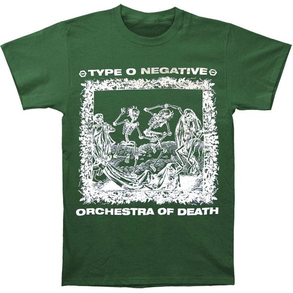 

type o negative men's orchestra t-shirt green sport hooded sweatshirt hoodie