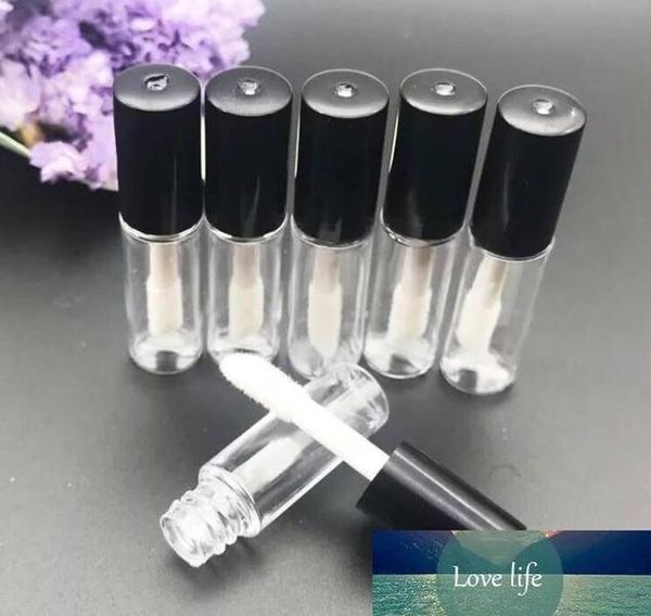 5 pz/lotto 1.2 ml Vuoto di Plastica Trasparente Balsamo per le labbra Gloss Tubi Bottiglia Contenitori Rossetto Moda Freddo Lip Tubi