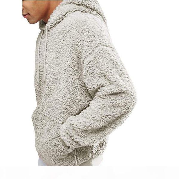 

mens fleece designer hoodies fashion mens solid color warm casual homme hooded ddesigner clothing autumn winter sweatshirts, Black