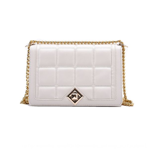 

girl 2020 new fashion embroidery large capacity rhombic chain versatile pu single shoulder shoulder bagsmall square bag small square bagmes
