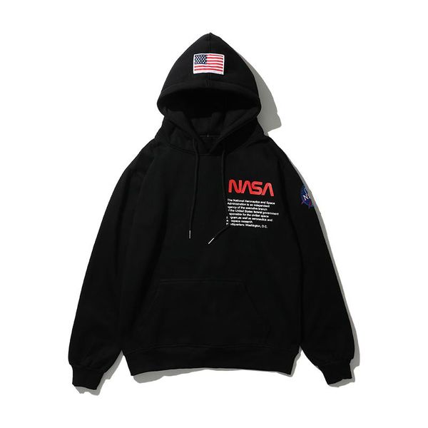 

men women hoodie hip hop long sleeve mens stylist hoodies black white pullover sweatshirt men women hoodie size s-3xl