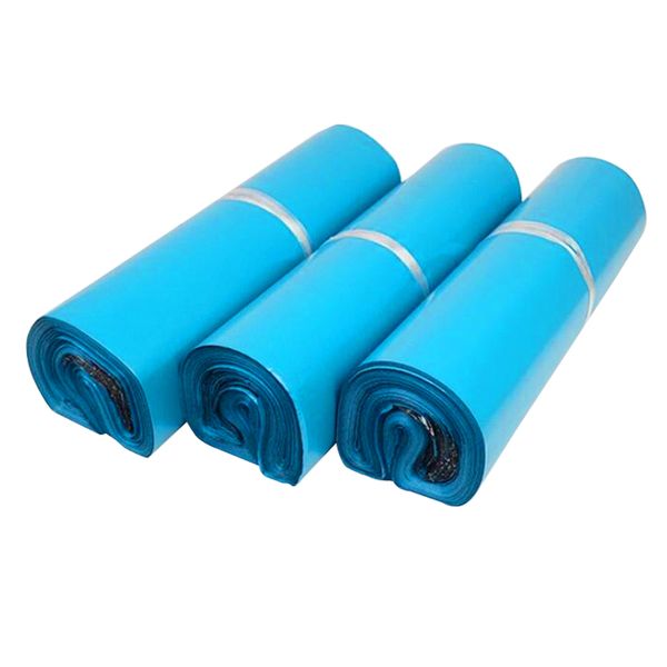 

35*45cm courier bags frosted blue self-seal adhesive storage bag waterproof thick 12 wire envelope mailer postal mailing bags ing