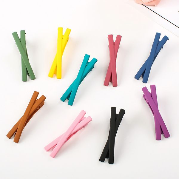 

guo.com red barrettes side sweet head clip girl word clip bang hairpin clip hairware female fashion design, Golden;white