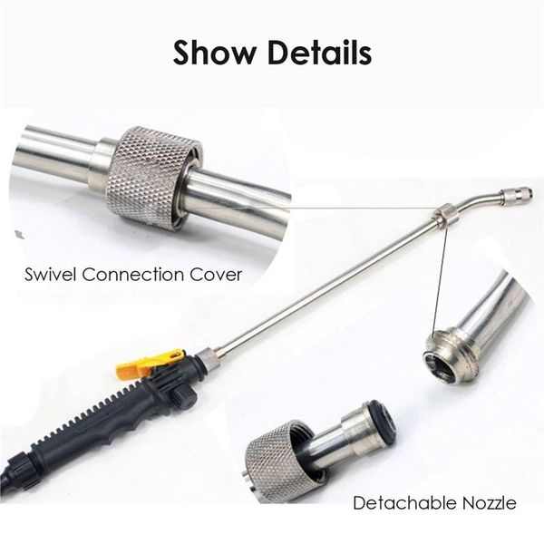 

anti-rust high pressure car washer spray water gun garden watering hose nozzle sprinkler foam water gun car cleaning tool