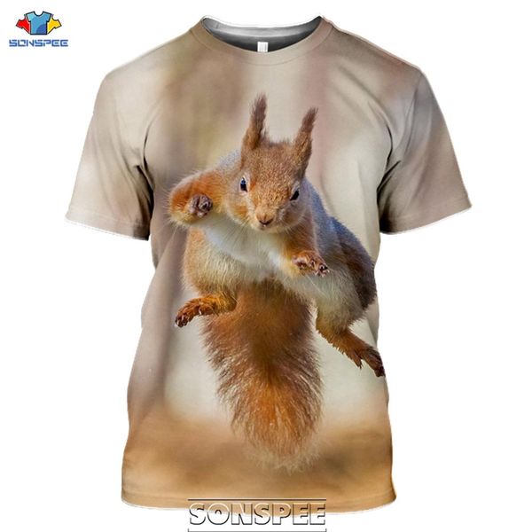 

new animal squirrel 3d print shirts kawaii plus size harajuku men clothing