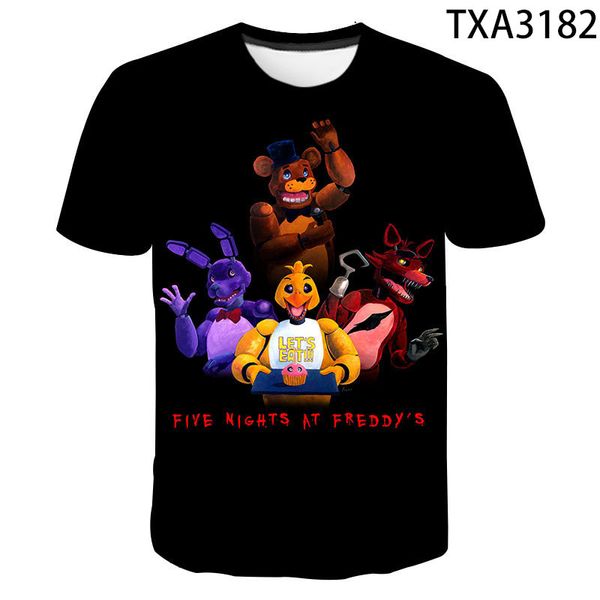

fnaf 3d boy girl printed cool 3d print shirts funny hippie humor men clothing