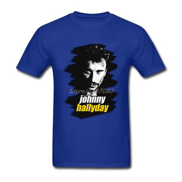 

johnny hallyday t shirt short sleeve men's shirt pop funny xxxl o-neck funny t-shirts sport hooded sweatshirt hoodie