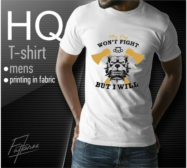 

2019 fashion pitbull men's t-shirt white short sleeve premium round neck cotton tee tees sport hooded sweatshirt hoodie