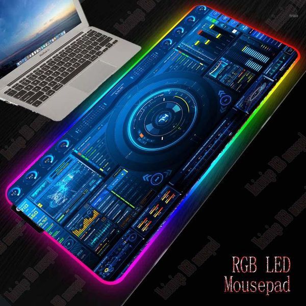 

xgz dj controller gaming rgb large mouse pad gamer big mouse mat computer mousepad led backlight xxl mause pad keyboard desk mat1