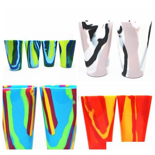 

4 colors 450ml camouflage sile red wine glass cups beer glass collapsible sile beer cup drinkware coffee mug jllppf bdebag