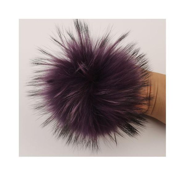 

dankeyisi diy real fur pompoms raccoon fur pom poms balls natural fur pompon for hats bags shoes scarves accessories jllaec