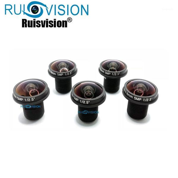 

m12 1/2.5" 1.8mm lens cctv camera lens hd 5mp pixel fisheye for 2mp 3mp 4mp 5mp analog ahd ipc camera 5pcs/10pcs optional1