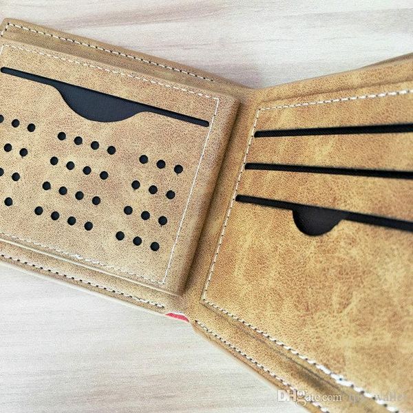 

hbp kingdom hearts wallet sora cartoon note purse patchwork short leather cash note case money notecase change burse bag card holders, Red;black