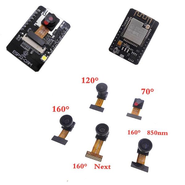 

esp32-cam wifi module 120 degree 160 degree 850nm esp32-s development board 5v bluetooth with ov2640 camera module
