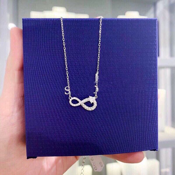 

2020 spring and summer new eternal love romantic necklace clavicle chain women fashion high-end, Silver