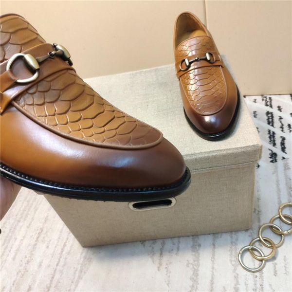 

m1 luxury genuine leather men oxford shoes british color matching dress men shoe comfortable formal men flats lace-up brogue shoes 11, Black