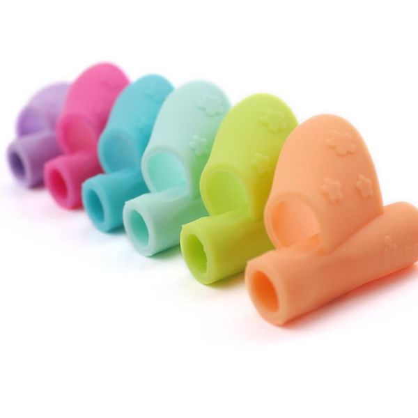 

stylish 3pcs/set children pencil holder pen writing aid grip posture correction too sqcnom item_home